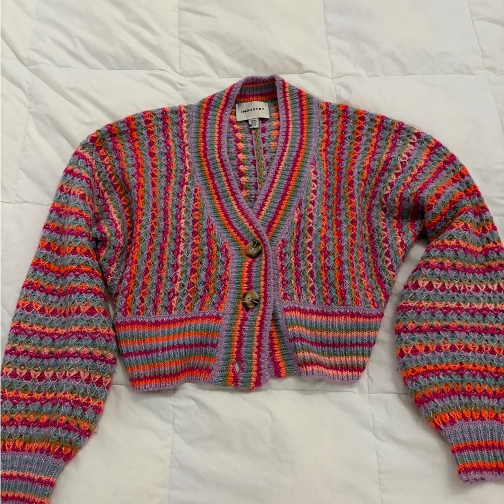 Colorful Striped Women's Sweater